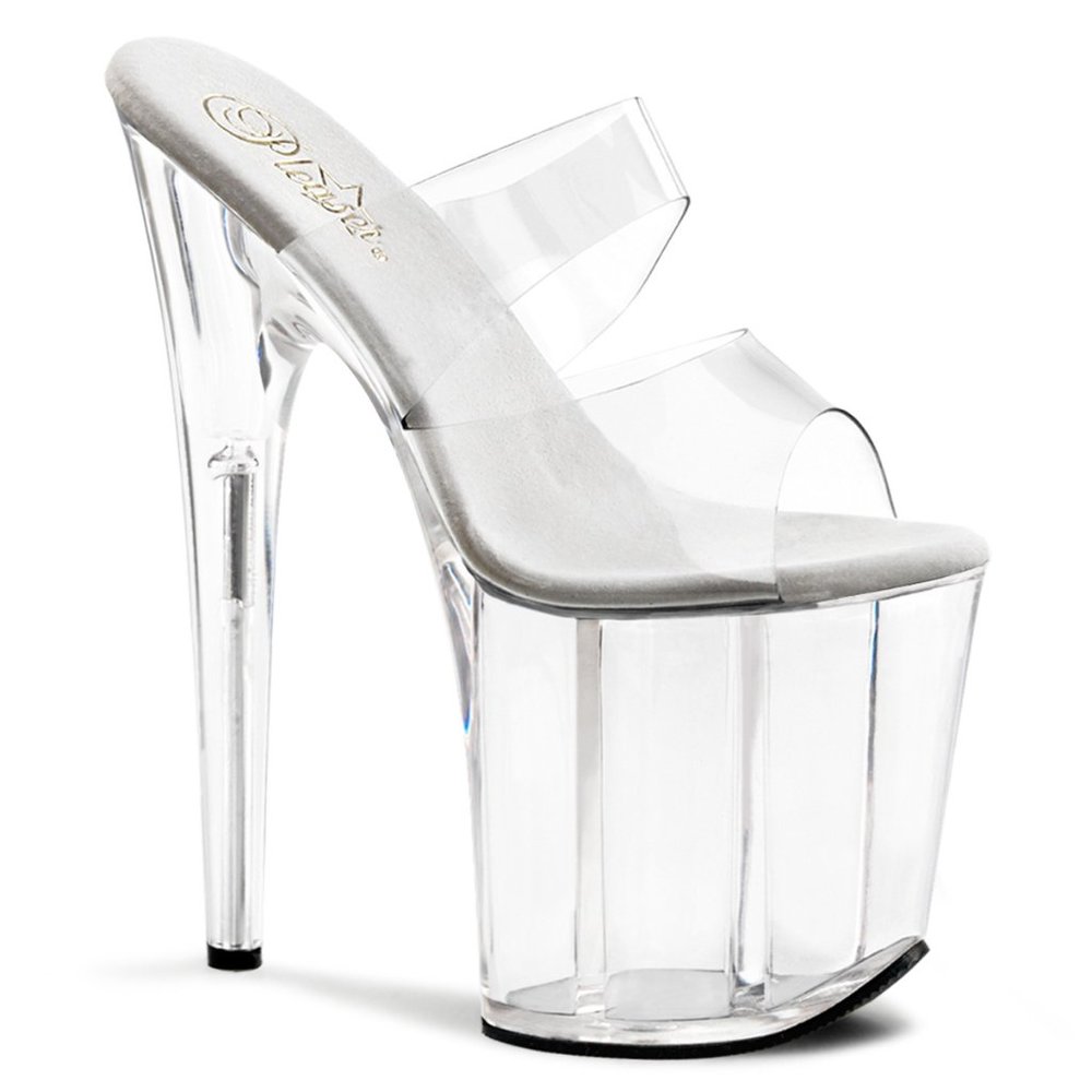 Pleaser 8" Clear Platforms